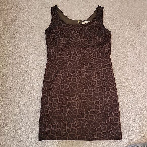 Michael Kors olive green leopard dress - Picture 8 of 13